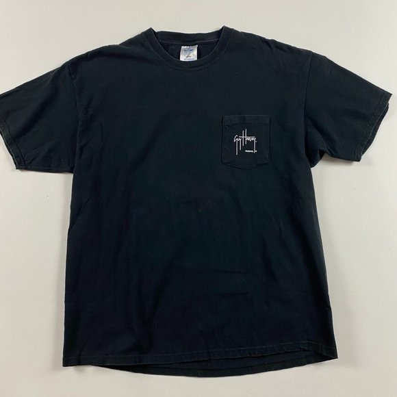 Vintage Guy Harvey Great White Shark Fish T Shirt Mens Large Nature Wildlife - Picture 2 of 11